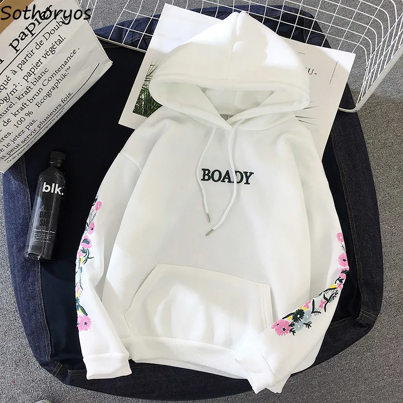 Hoodies Women Hooded Patchwork Leisure Simple All-match Pullovers Womens Harajuku Thicker Plus Velvet Warm Pockets Loose Chic
Hoodies Women Hooded Patchwork Leisure Simple All-match Pullovers Womens Harajuku Thicker Plus Velvet Warm Pockets Loose Chic