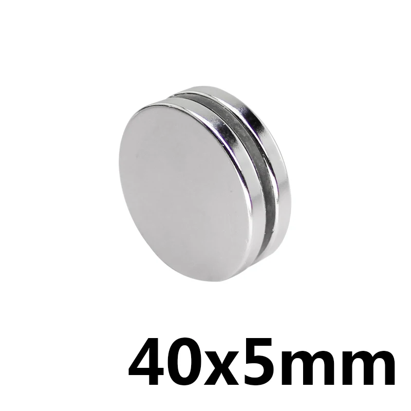1PCS Neodymium magnet 40mm*5mm strong rare earth neodymium magnets 40*5 mm NdFeB permanent round magnetic 40mmx5mm N35
1PCS Neodymium magnet 40mm*5mm strong rare earth neodymium magnets 40*5 mm NdFeB permanent round magnetic 40mmx5mm N35