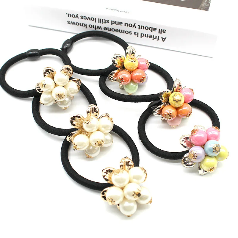 Women Hair Accessories flowers Beads Headbands Ponytail Holder Girls Scrunchies Vintage Elastic Hair Bands Rubber Rope Headdress
Women Hair Accessories flowers Beads Headbands Ponytail Holder Girls Scrunchies Vintage Elastic Hair Bands Rubber Rope Headdress