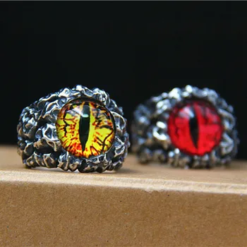 Men's Vintage Evil Eye Ring Fashion Devil Eyeball Party 925 Sterling Silver Finger Rings Men Jewelry Hip Hop 19.70G
Men's Vintage Evil Eye Ring Fashion Devil Eyeball Party 925 Sterling Silver Finger Rings Men Jewelry Hip Hop 19.70G