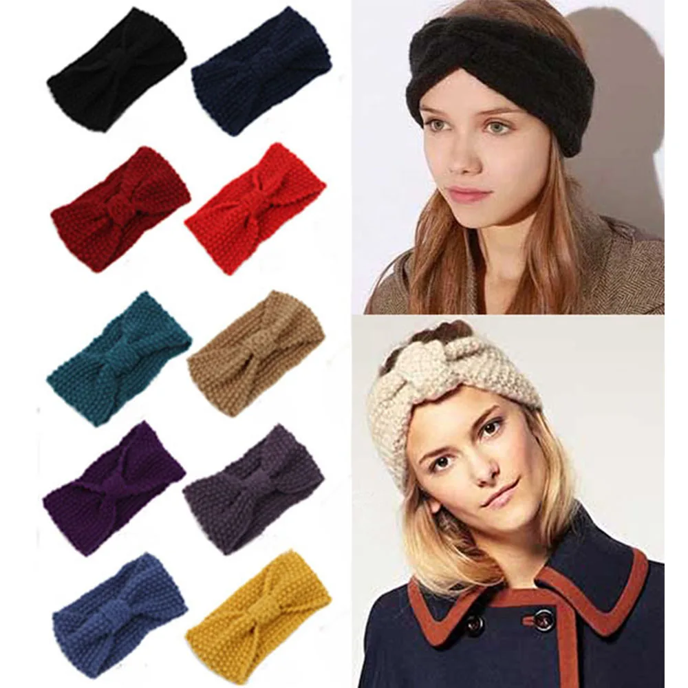 Winter Warmer Ear Knitted Headband Turban Women Lady Crochet Bow Knot Soft Stretch Hairband Headwrap Girls Hair Accessories
Winter Warmer Ear Knitted Headband Turban Women Lady Crochet Bow Knot Soft Stretch Hairband Headwrap Girls Hair Accessories