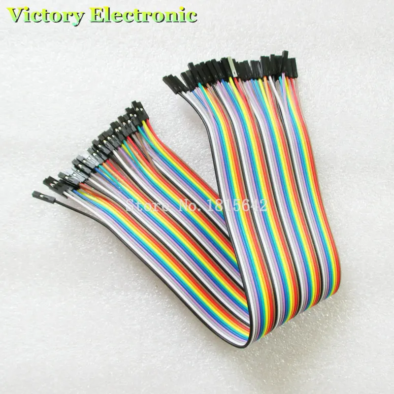 40PCS/LOT 30cm 2.54mm 1Pin Female To Female Jumper Wire Dupont Cable New Wholesale
40PCS/LOT 30cm 2.54mm 1Pin Female To Female Jumper Wire Dupont Cable New Wholesale
