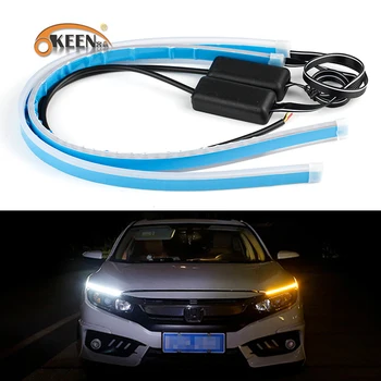 OKEEN 30cm 45cm 60cm DRL Flexible LED Tube drl Daytime Running Lights Tear Strip Car Headlight with Turn Signal Brake lamp 12V
OKEEN 30cm 45cm 60cm DRL Flexible LED Tube drl Daytime Running Lights Tear Strip Car Headlight with Turn Signal Brake lamp 12V