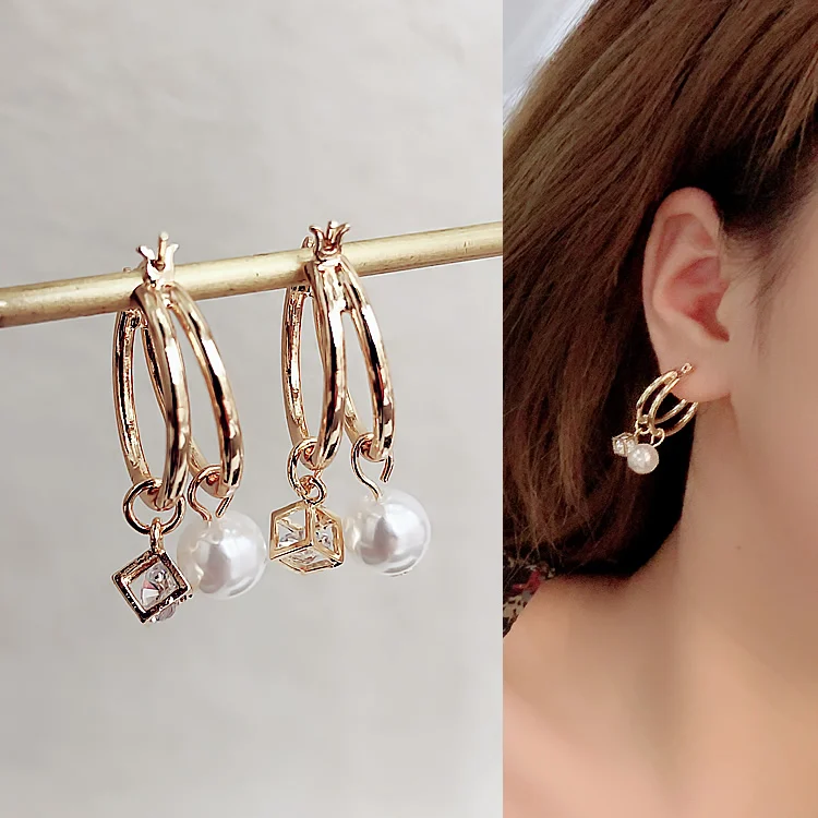 Vintage Round Women Dangle Earrings Double Metal Pearl Square Earrings For Women Drops Earrings Bohemian Earrings
Vintage Round Women Dangle Earrings Double Metal Pearl Square Earrings For Women Drops Earrings Bohemian Earrings