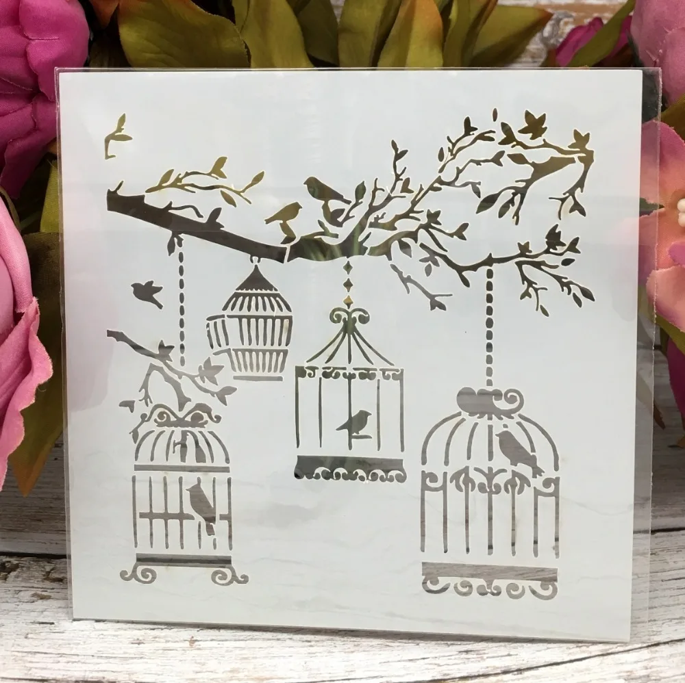 5" New Tree Birdcage DIY Layering Stencils Wall Painting Scrapbook Coloring Embossing Album Decorative Paper Card Template
5" New Tree Birdcage DIY Layering Stencils Wall Painting Scrapbook Coloring Embossing Album Decorative Paper Card Template