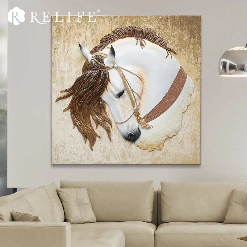 100X100cm Horse Resin Carved Decorative Wall Art for Living Room Acrylic Oil Paintings
100X100cm Horse Resin Carved Decorative Wall Art for Living Room Acrylic Oil Paintings