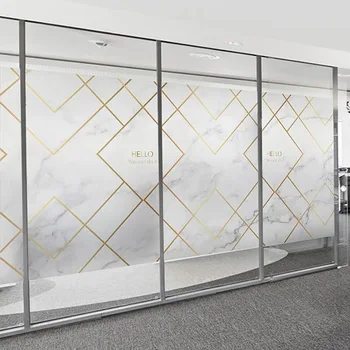 Marble window film Stained line frosted glass sticker electrostatic office PVC Self-adhesive Custom size decorative vinile films
Marble window film Stained line frosted glass sticker electrostatic office PVC Self-adhesive Custom size decorative vinile films