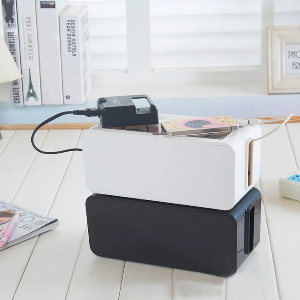 Household Power Cord Cable Charger Socket Storage Box Management Box Home Storage Organization
Household Power Cord Cable Charger Socket Storage Box Management Box Home Storage Organization