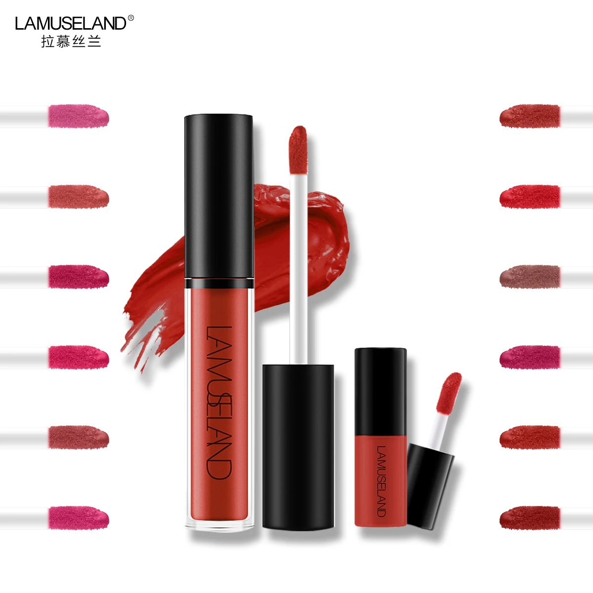 12 Colors Waterproof Long-Lasting Matte Liquid Lipstick Lip Gloss Makeup Brand LAMUSELAND #LA02
12 Colors Waterproof Long-Lasting Matte Liquid Lipstick Lip Gloss Makeup Brand LAMUSELAND #LA02