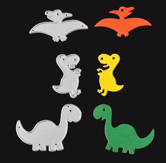 3pcs/lot Cutting Dies for Scrapbooking Metal Cute dinosaur Die Cuts Stencils Embossing Paper Cards Making Decorative Craft
3pcs/lot Cutting Dies for Scrapbooking Metal Cute dinosaur Die Cuts Stencils Embossing Paper Cards Making Decorative Craft