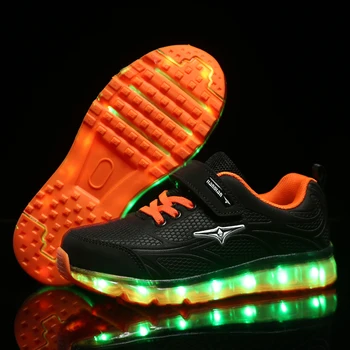 Orange 2019 New Children Glowing Sneakers Led Luminous Shoes for Boys Girls Fashion Light Up Casual Kids 7 Colors USB Charge
Orange 2019 New Children Glowing Sneakers Led Luminous Shoes for Boys Girls Fashion Light Up Casual Kids 7 Colors USB Charge