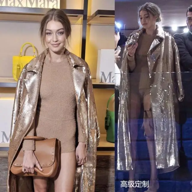 Magic Womens Sexy Sequins Trench Long Coat Party Clothes Outwear Overcoat Female
Magic Womens Sexy Sequins Trench Long Coat Party Clothes Outwear Overcoat Female