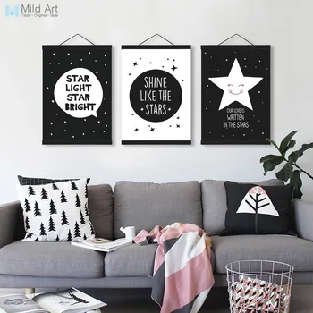 Nordic Modern Black White Typography Star Quotes Wooden Framed Canvas Painting Home Decor Wall Art Print Pictures Poster Hanger
Nordic Modern Black White Typography Star Quotes Wooden Framed Canvas Painting Home Decor Wall Art Print Pictures Poster Hanger