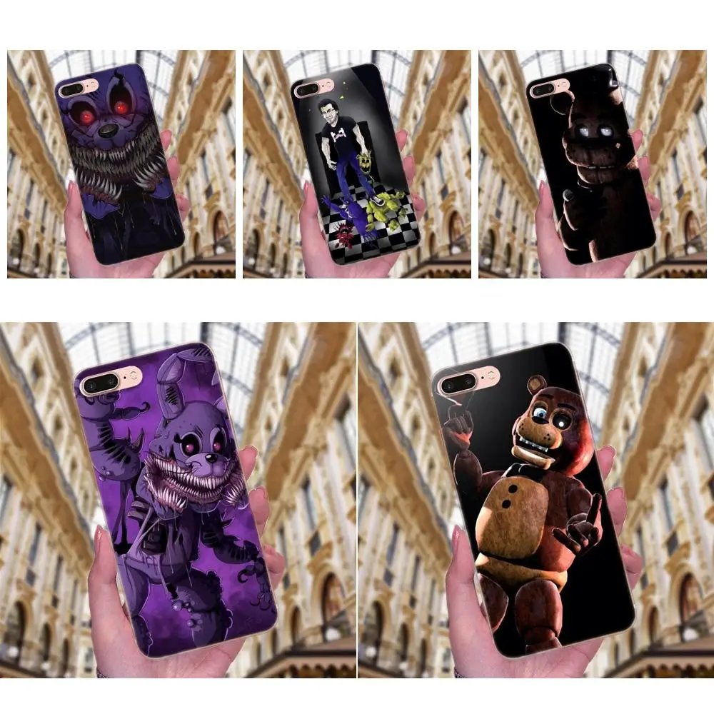Soft TPU Case Protective For Apple iPhone 4 4S 5 5C 5S SE 6 6S 7 8 Plus X XS Max XR Five Nights At Freddy's Fnaf Freddy
Soft TPU Case Protective For Apple iPhone 4 4S 5 5C 5S SE 6 6S 7 8 Plus X XS Max XR Five Nights At Freddy's Fnaf Freddy