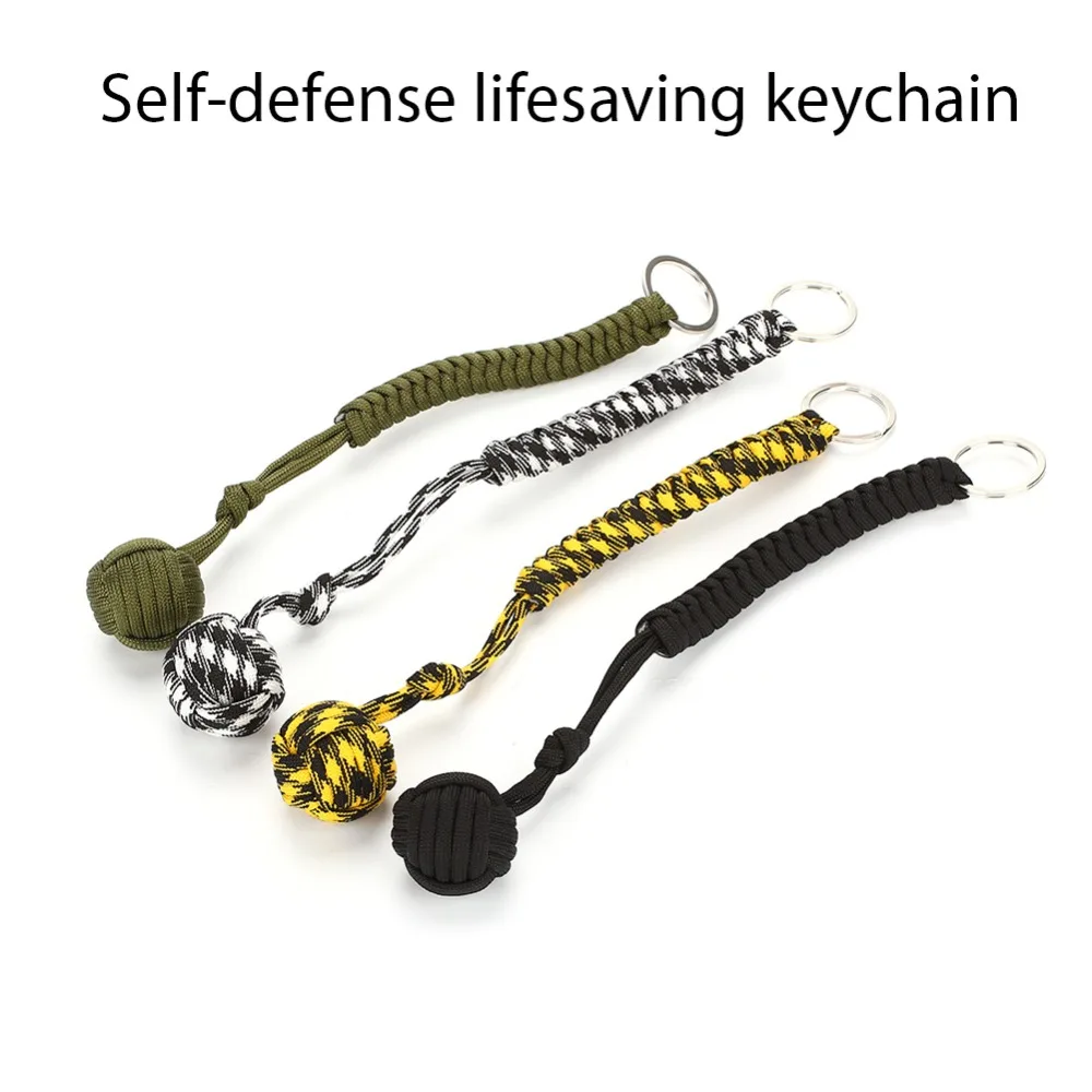CampingParachute Cord Keychain Self-Help Key Chains Keyring Emergency Rope Within Steel Ball 280 Pounds Steel Security Survival
CampingParachute Cord Keychain Self-Help Key Chains Keyring Emergency Rope Within Steel Ball 280 Pounds Steel Security Survival