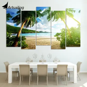 5 piece Printed summer beach palmtree landscape canvas 5 pcs print posters Painting living room up-1613C
5 piece Printed summer beach palmtree landscape canvas 5 pcs print posters Painting living room up-1613C