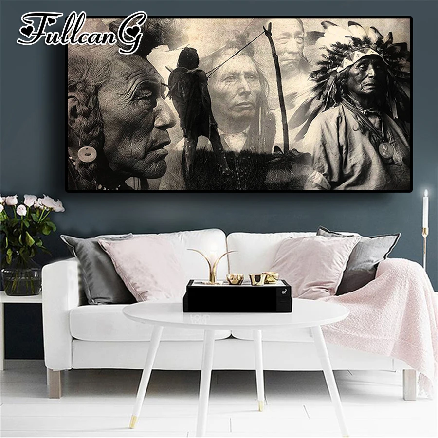 FULLCANG full square/round drill 5d diy large diamond painting indian native american mosaic embroidery cross stitch kit FC826
FULLCANG full square/round drill 5d diy large diamond painting indian native american mosaic embroidery cross stitch kit FC826