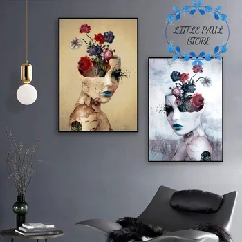 Broken Beauty and flower art Canvas Poster Character art poster Wall Pictures for Living Room No Frame
Broken Beauty and flower art Canvas Poster Character art poster Wall Pictures for Living Room No Frame