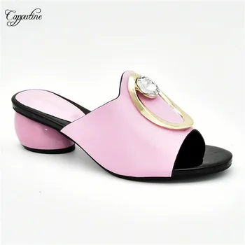 Most fashion pink with stones high heel sandal shoes for wedding/party, heel height 5.5cm 66-1
Most fashion pink with stones high heel sandal shoes for wedding/party, heel height 5.5cm 66-1
