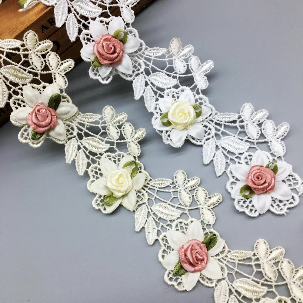 2 yd Apricot Polyester Rose Flower Embroidered Lace Trim Ribbon Fabric Sewing Craft For Costume Wedding Dress Decoration 6.5cm
2 yd Apricot Polyester Rose Flower Embroidered Lace Trim Ribbon Fabric Sewing Craft For Costume Wedding Dress Decoration 6.5cm