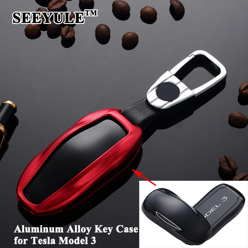 1pc SEEYULE Aluminum Alloy Styling Sporty Car Remote Key Case Cover Key Protector Shell Car Refit Accessories for Tesla Model 3
1pc SEEYULE Aluminum Alloy Styling Sporty Car Remote Key Case Cover Key Protector Shell Car Refit Accessories for Tesla Model 3