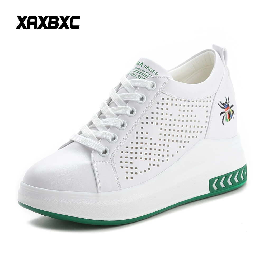 XAXBXC 2018 New Spring Summer Leather Mesh Increasing Platform Casual Women White Sneakers Mujer Vulcanized Loafers Shoes
XAXBXC 2018 New Spring Summer Leather Mesh Increasing Platform Casual Women White Sneakers Mujer Vulcanized Loafers Shoes