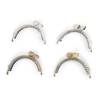 8.5cm Girl Coin Purse Metal Clasp Bag Frame Hardware Knurling Mouth Bronze Silver Heart Buckle Metal Kiss Clasp Frame
8.5cm Girl Coin Purse Metal Clasp Bag Frame Hardware Knurling Mouth Bronze Silver Heart Buckle Metal Kiss Clasp Frame