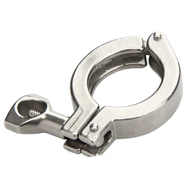 Sanitary 1in. and 1.5in. (50.5mm OD)Tri Clamp Single Hinge Clamp HD SS304 Stainless Steel
Sanitary 1in. and 1.5in. (50.5mm OD)Tri Clamp Single Hinge Clamp HD SS304 Stainless Steel