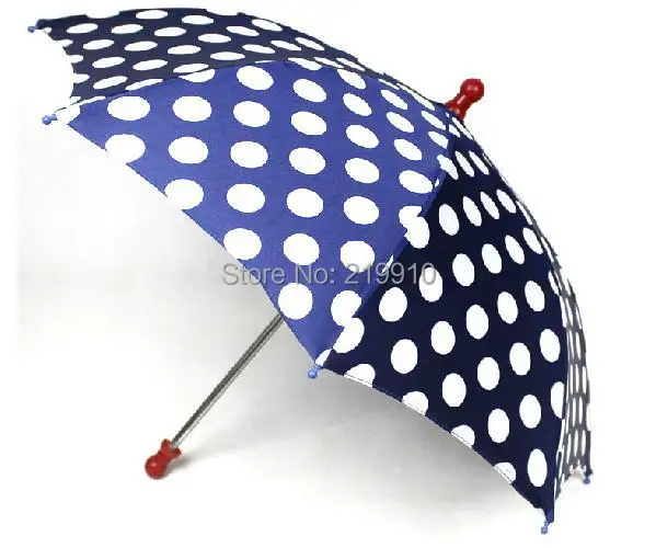 Free Shipping Round dot umbrella blue --Magic Trick, Fun Magic, Party Magic.