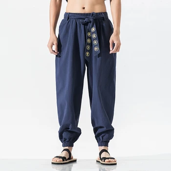 Male Streetwear Hip Hop Trouser Joggers Sweatpants Men Belt Embroidery Chinese Style Loose Casual Harem Pants
Male Streetwear Hip Hop Trouser Joggers Sweatpants Men Belt Embroidery Chinese Style Loose Casual Harem Pants