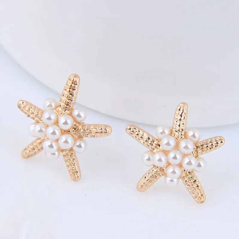 Fashion seastar Pearl Earring 2018 New arrival Ear Stud Earrings fashion Jewelry For Women Gift
Fashion seastar Pearl Earring 2018 New arrival Ear Stud Earrings fashion Jewelry For Women Gift
