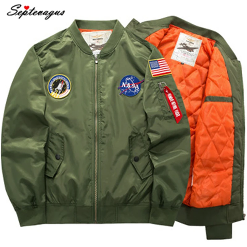 Men's Street Style Coat Military Ma1 Bomber Hip-hop US Air Force Motorcycle jacket Pilot Bomber College Jacket for Men 5XL 6XL
Men's Street Style Coat Military Ma1 Bomber Hip-hop US Air Force Motorcycle jacket Pilot Bomber College Jacket for Men 5XL 6XL