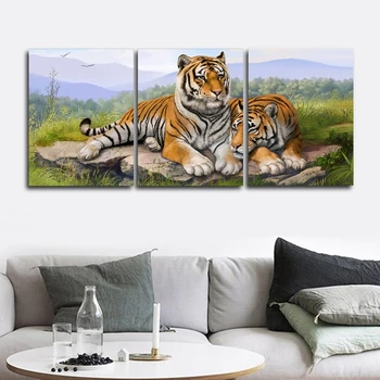 Laeacco Canvas Calligraphy Painting 3 Panel Tiger Wild Animal Posters and Prints Vintage Wall Artworkwork Home Living Room Decor
Laeacco Canvas Calligraphy Painting 3 Panel Tiger Wild Animal Posters and Prints Vintage Wall Artworkwork Home Living Room Decor
