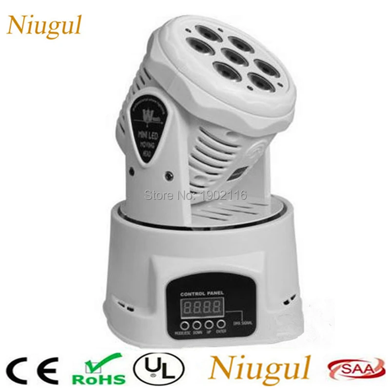 Niugul White Color 7x12W LED Wash Effect Moving Head Light/Powerful RGBW 4in1 Mini Moving Head Stage Light/ KTV DJ Disco Lights
Niugul White Color 7x12W LED Wash Effect Moving Head Light/Powerful RGBW 4in1 Mini Moving Head Stage Light/ KTV DJ Disco Lights