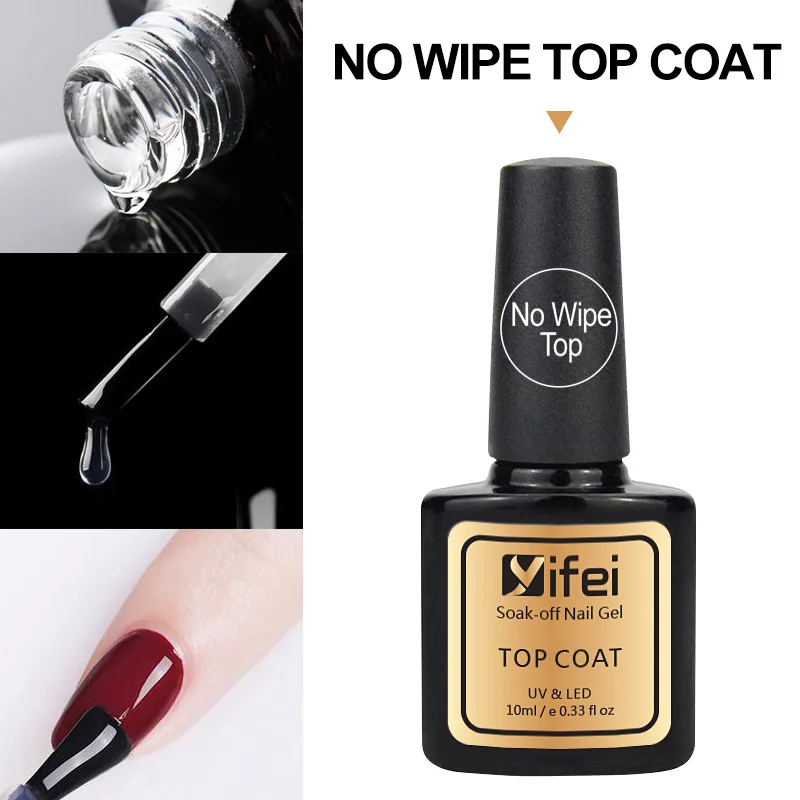 YIFEI 10ml NO Wiping Top Coat For Nail Gel Polish Nails Primer Foundation Gel Varnish Transparent Soak Off Primer Gel Polish
YIFEI 10ml NO Wiping Top Coat For Nail Gel Polish Nails Primer Foundation Gel Varnish Transparent Soak Off Primer Gel Polish