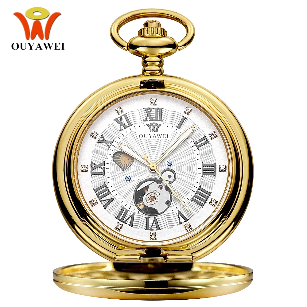 OYW Hand Winding Mechanical Luxury Gold Men Pocket Watch Casual Fashion Skeleton Dial necklace pendant Male Chain Watches Gifts
OYW Hand Winding Mechanical Luxury Gold Men Pocket Watch Casual Fashion Skeleton Dial necklace pendant Male Chain Watches Gifts