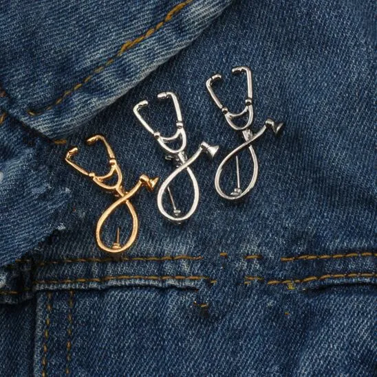 Creative design Stethoscope Nurse Medical Brooches 2 Style Medical Jewelry Pin Denim Jackets Collar Button Badge Pins 1pcs
Creative design Stethoscope Nurse Medical Brooches 2 Style Medical Jewelry Pin Denim Jackets Collar Button Badge Pins 1pcs