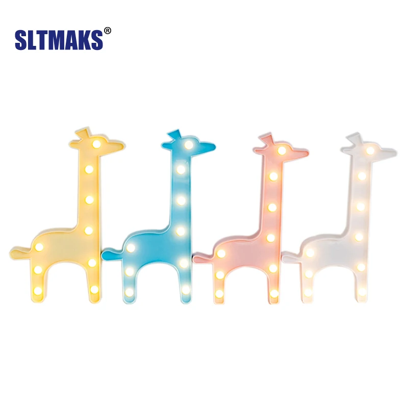 SLTMAKS Nigh tlight room decoration 3D Lamp LED Giraffe Lamp with Yellow Blue Pink White Color Gift for Girlfriend and Children
SLTMAKS Nigh tlight room decoration 3D Lamp LED Giraffe Lamp with Yellow Blue Pink White Color Gift for Girlfriend and Children