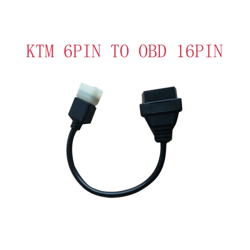 KTM 6 pin to obd 16 pin adapter cable for TuneECU software to Motorcycle motorbikes ECU 6pin cable
KTM 6 pin to obd 16 pin adapter cable for TuneECU software to Motorcycle motorbikes ECU 6pin cable