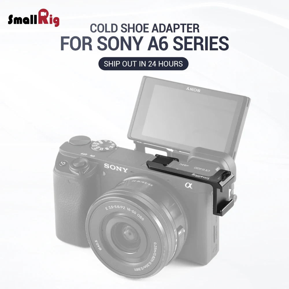 SmallRig Camera A6400 Cold Shoe Adapter (Left Side) for Sony A6000/A6100/A6300/A6400/A6500 Camera for Microphone Attach BUC2342
SmallRig Camera A6400 Cold Shoe Adapter (Left Side) for Sony A6000/A6100/A6300/A6400/A6500 Camera for Microphone Attach BUC2342