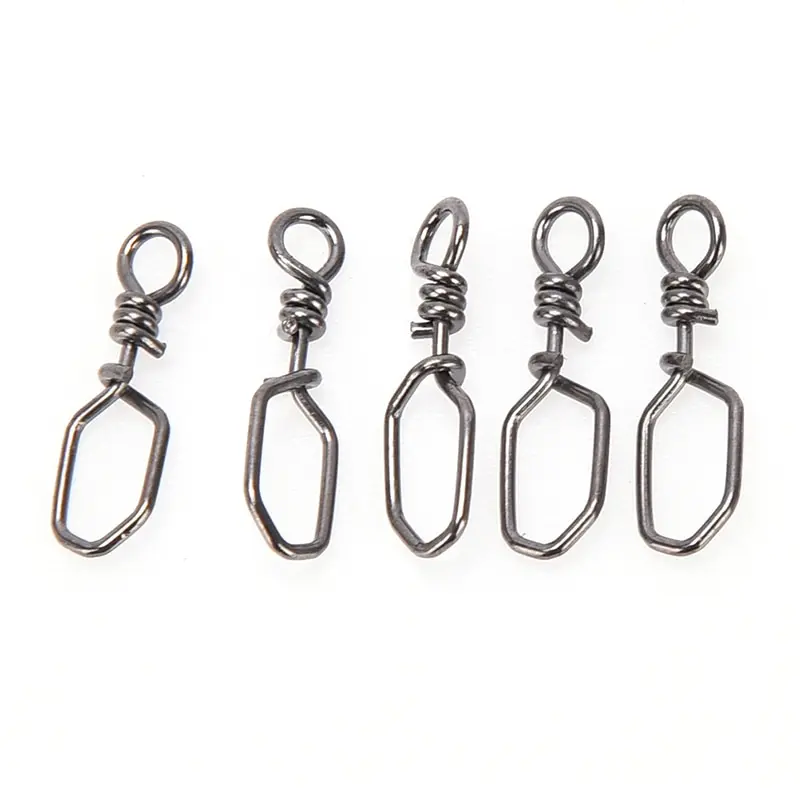 50pcs/Lot Size 0 2 4 6 Tackle Fishhooks Fishing Square Snap Fishing Connector Stainless Steel Accessories
50pcs/Lot Size 0 2 4 6 Tackle Fishhooks Fishing Square Snap Fishing Connector Stainless Steel Accessories