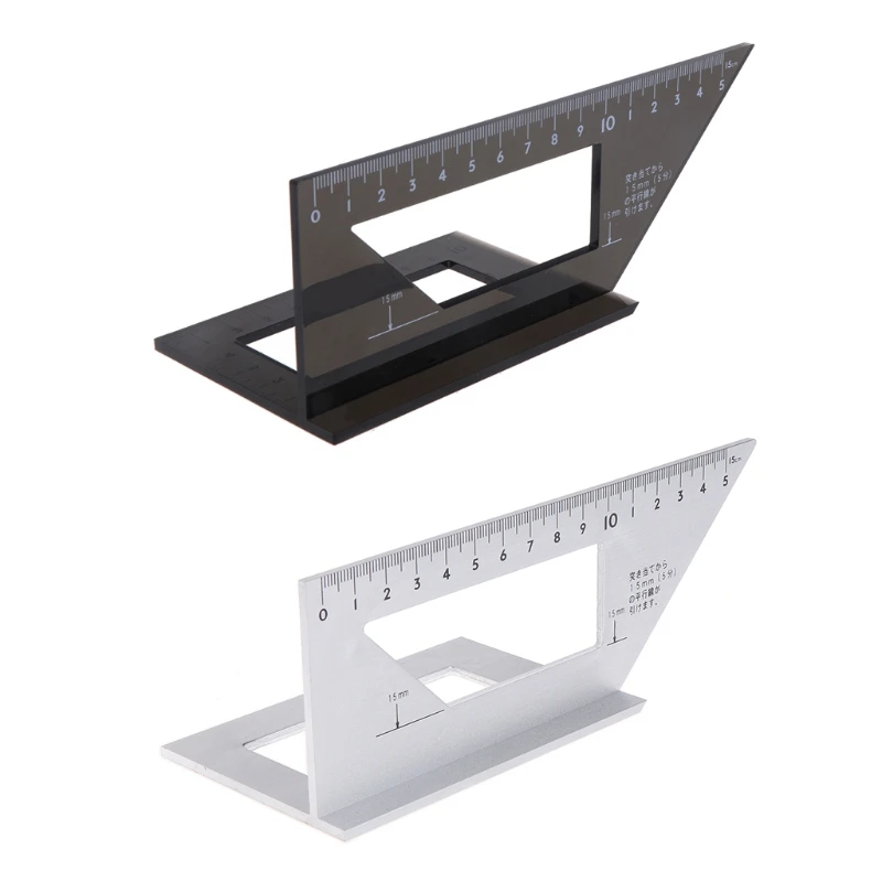 Aluminum Alloy Woodworking Ruler Multifunctional Square 45 degree 90 degree Gauge Rule
Aluminum Alloy Woodworking Ruler Multifunctional Square 45 degree 90 degree Gauge Rule