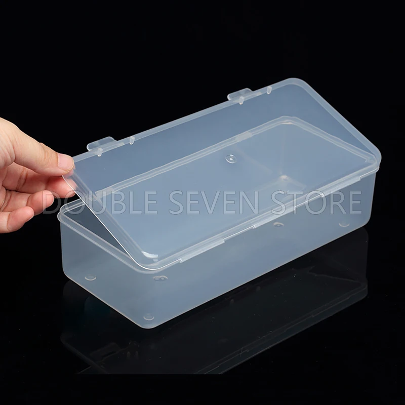 2pcs 24cm Rectangle Flip Cover Plastic Storage Box PP Transparent Case Pack boxes DIY Making Part Material Accessories 
2pcs 24cm Rectangle Flip Cover Plastic Storage Box PP Transparent Case Pack boxes DIY Making Part Material Accessories
