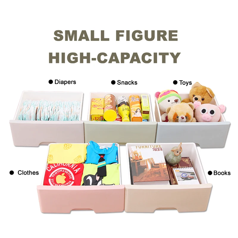 Five Layer Box Drawer Plastic Multi Layer Drawer Type Collection