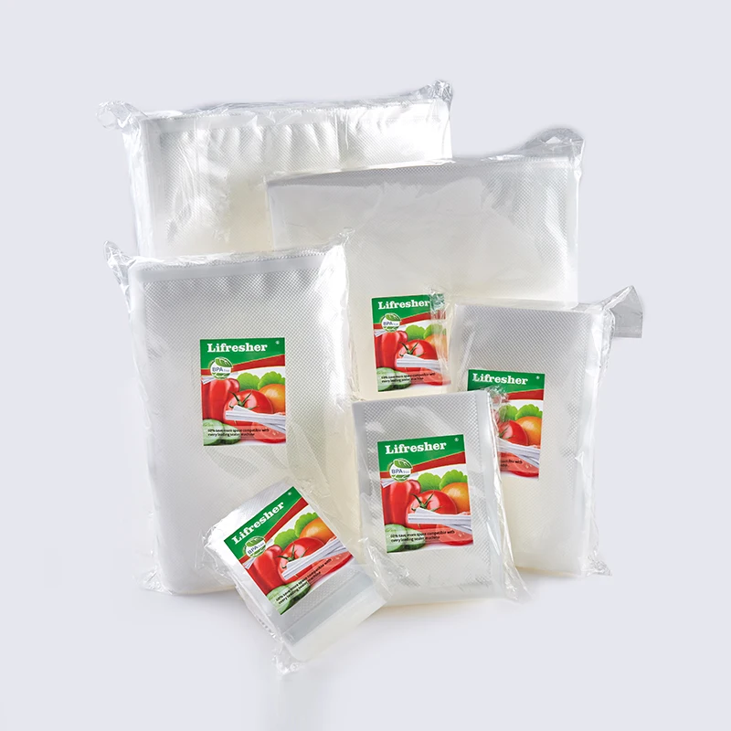 Lifresher Vaccum Bags 15*20CM 15*25CM 20*25CM 20*30CM 25*30CM Vacuum Packaging 100PCS/Lot Food Bag For Kitchen Dropshipping
Lifresher Vaccum Bags 15*20CM 15*25CM 20*25CM 20*30CM 25*30CM Vacuum Packaging 100PCS/Lot Food Bag For Kitchen Dropshipping
