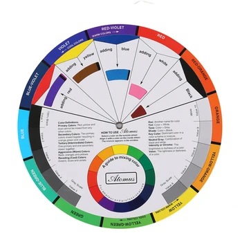 Tattoo Pigment Color Wheel Mix Round Nail polish Gel Palette Wheel Paper Card Eyebrow Lip Nail Art Salon Tool Microblading
Tattoo Pigment Color Wheel Mix Round Nail polish Gel Palette Wheel Paper Card Eyebrow Lip Nail Art Salon Tool Microblading