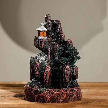 Backflow Incense Burner with LED Light Glowing Ball Mountain Design Resin Craft Ornament Incense Holder for Home Decoration Hot
Backflow Incense Burner with LED Light Glowing Ball Mountain Design Resin Craft Ornament Incense Holder for Home Decoration Hot