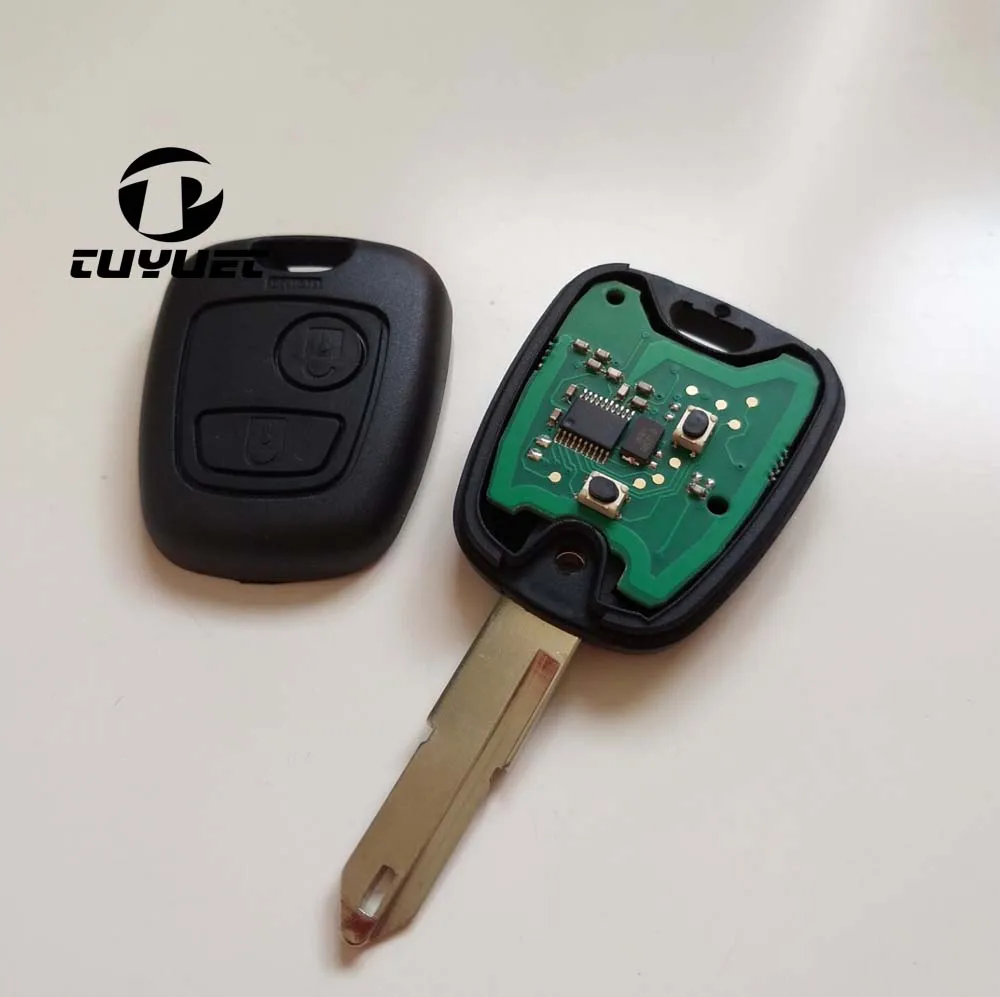 New Remote Key For PEUGEOT 206 2 Button 433MHz With Chip ID46 + Uncut Blank Blade
New Remote Key For PEUGEOT 206 2 Button 433MHz With Chip ID46 + Uncut Blank Blade