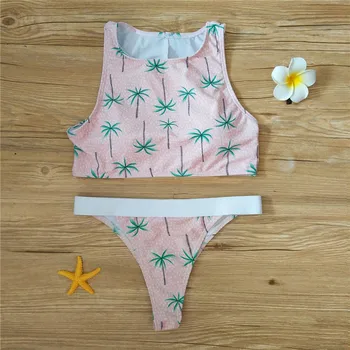 New Summer Womens High Neck Bikinis Set Women Padded Crop Top Push Up Bikini Tank Brazilian Swimwear Bathing suit Swimsuits
New Summer Womens High Neck Bikinis Set Women Padded Crop Top Push Up Bikini Tank Brazilian Swimwear Bathing suit Swimsuits