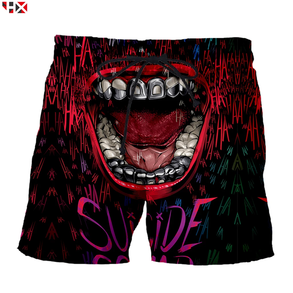 New 3D Print Suicide Squad Shorts Joker Big Mouth Men Shorts Unisex Harajuku Style Summer Sale Beach Shorts S241
New 3D Print Suicide Squad Shorts Joker Big Mouth Men Shorts Unisex Harajuku Style Summer Sale Beach Shorts S241